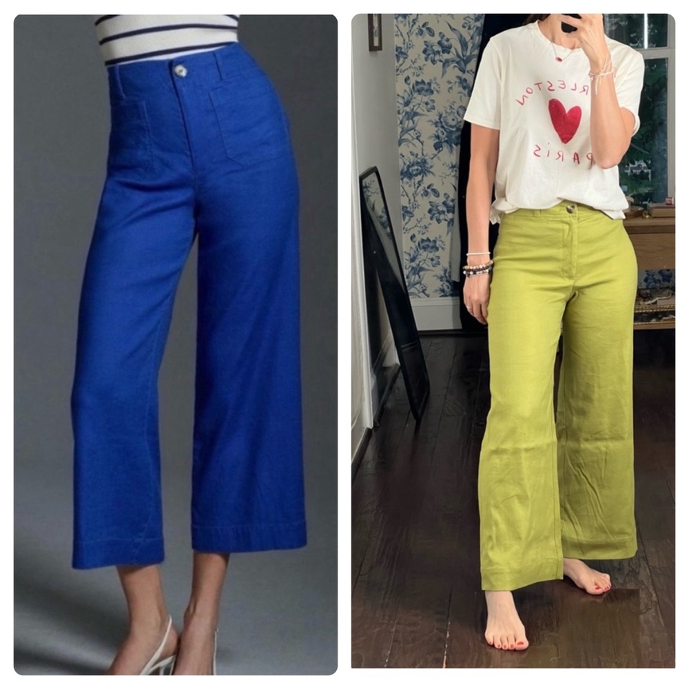 Anthropologie Collete Wide Leg Pants by Maeve